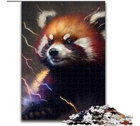 Puzzle da 1000 pezzi per adulti, Nebulosa del panda rosso, puzzle impegnativi, familiari e amici, sfida rompicapo (dimensioni 50x75cm)