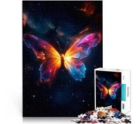 Puzzle da 1000 pezzi per adulti Nebulosa Farfalla Giocattoli educativi per l'apprendimento Giochi per famiglie Interazione genitore-figlio 38x26cm