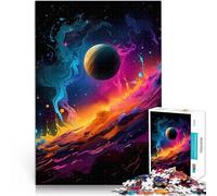 Puzzle da 1000 pezzi per adulti Nebulosa psichedelica per il giocattolo di sfida del gioco educativo Giocattoli per la decorazione della casa 52x38cm