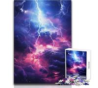 Puzzle da 1000 pezzi per adulti, Nebulosa Thunderstruck, rilassante e delicato svago, taglio fine e liscio, giocattolo artigianale, dimensioni 50x75cm