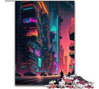 Puzzle da 1000 pezzi per adulti Neon Cities Puzzle da 1000 pezzi per adulti Giocattoli Regalo Educativo Intellettuale Decomprimibile Divertente Gioco per famiglie Dimensioni 26X38CM