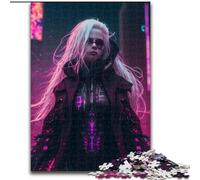 Puzzle da 1000 pezzi per adulti, Neon Warrior, puzzle da 1000 pezzi per adulti, regalo per la casa, gioco rompicapo (dimensioni 26x38cm)