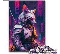 Puzzle da 1000 pezzi per adulti Neon Warrior Puzzle difficili per adulti dimensioni 50x75cm Rompicapo fai da te impegnativo, gioco perfetto per famiglie o regalo decorativo