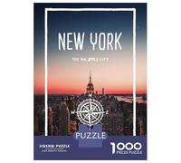 Puzzle Da 1000 Pezzi Per Adulti New York City US Big Apple Puzzle Per Adulti Gioco Rompicapo Assemblaggio Di Modelli Difficile E Impegnativo 38x26cm/1000pcs