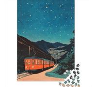 Puzzle Da 1000 Pezzi Per Adulti Night Train Adventure Puzzle Per Adulti Giochi Per Famiglie Taglio Di Precisione Regalo Di Compleanno, Regali, 70x50cm/1000pcs