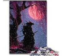 Puzzle da 1000 pezzi per adulti Ninja giapponese, gioco stimolante e gioco per famiglie con pezzi completamente interconnessi di forma casuale (dimensioni 50x75cm)