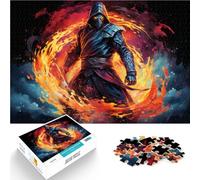 Puzzle da 1000 pezzi per adulti ninja killer interessante puzzle per ridurre lo stress, 26 x 38 cm, antistress Staycation