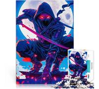 Puzzle da 1000 pezzi per adulti Ninja Moonlight Difficile da completare ma divertente e umoristico Adatto per la decorazione del desktop 75x50cm