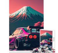 Puzzle da 1000 pezzi per adulti Nissan S Silvia Sakura Decorazione per la casa Giocattoli Idee regalo Gioco per famiglie Interessante riduzione dello stress Dimensioni 50x75cm