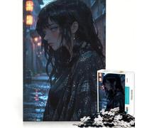 Puzzle da 1000 pezzi per adulti "Notte piovosa malinconia e bellezza" giocattolo fai da te assemblaggio di modelli collezione d'artista belle arti 50x75cm