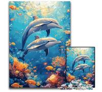 Puzzle da 1000 pezzi per adulti o famiglie, motivo: farfalla magica viola, puzzle in cartone, decorazione colorata per la casa e gioco interattivo per famiglie, 26x38cm