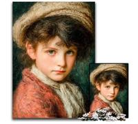 Puzzle da 1000 pezzi per adulti o famiglie, puzzle di cartone a forma di bambino arrabbiato, gioco interattivo per famiglie, adatto dai 14 anni in su, 26x38cm