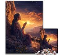 Puzzle da 1000 pezzi per adulti o famiglie, puzzle di cartone tribale matriarca, rompicapo educativo, decorazione artistica per casa e ufficio, età 14+, 26x38cm