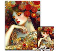 Puzzle da 1000 pezzi per adulti o famiglie, puzzle in legno raffigurante una bella donna per 14+ anni, difficili da completare ma divertenti e spiritosi, regalo di compleanno 50X75cm