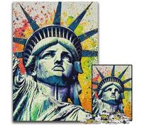 Puzzle da 1000 pezzi per adulti o famiglie, Statua della Libertà, puzzle impegnativo per adolescenti, divertente serata di giochi in famiglia 26X38CM