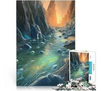 Puzzle da 1000 pezzi per adulti Oasi nel deserto 2 Difficile da completare ma divertente e umoristico Regalo di compleanno, regali, arte murale 52x38cm