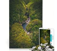Puzzle da 1000 pezzi per adulti "Oasi Serena" gioco educativo difficile e stimolante ideale come regalo 38x52cm