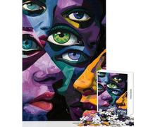 Puzzle da 1000 pezzi per adulti Occhi della psiche giocattoli antistress regali per donne e uomini gioco educativo interazione genitore-figlio dimensioni 50x75cm