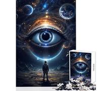 Puzzle da 1000 pezzi per adulti Occhio del Cosmo giocattolo decorazione da parete regali per donne e uomini giochi rilassanti riduzione dello stress interessante dimensioni 50x75cm