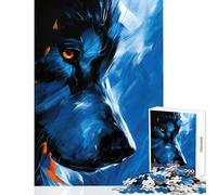 Puzzle da 1000 pezzi per adulti Occhio del lupo Giocattoli fai da te Ottimi regali e giocattoli Gioco impossibile Interessante riduzione dello stress Dimensioni 50x75cm