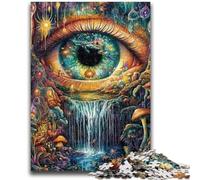 Puzzle da 1000 pezzi per adulti, Occhio della Montagna, Giocattolo educativo intellettuale decomprimente, Adatto per la decorazione della scrivania, 50x75cm