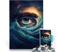 Puzzle da 1000 pezzi per adulti Occhio della tempesta Giocattoli educativi per l'apprendimento Giochi per famiglie Adatto alle coppie 75x50cm