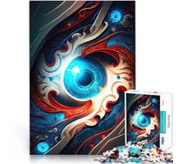 Puzzle da 1000 pezzi per adulti Occhio della Tempesta Stile 2 Riduzione dello stress interessante perché è ideale come regalo per tutta la famiglia 50x70cm