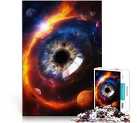 Puzzle da 1000 pezzi per adulti Occhio dell'Universo Fatto di legno da 14 anni in su Giochi di famiglia offerte come regali per tutta la famiglia misurare：50x75cm