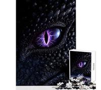 Puzzle da 1000 pezzi per adulti Occhio di drago della tempesta - Fulmine Fantasy Power Decorazione per la casa Giocattoli Idee regalo Gioco per famiglie con pezzi completamente interconnessi