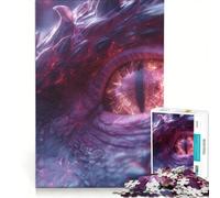 Puzzle da 1000 pezzi per adulti Occhio di Drago, gioco per famiglie, rilassante e stimolante per la mente, ideale per rafforzare l'amore di coppia 50x75cm