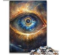 Puzzle da 1000 pezzi per adulti, occhio magico, rompicapo stimolante, attività per famiglie, decorazione per la casa, regalo di Natale 50X75cm