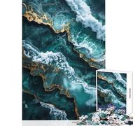 Puzzle da 1000 pezzi per adulti Oceanic Kintsugi Elegance giocattoli antistress regalo per compleanni giochi rilassanti impegnativi da completare (dimensioni 38x26cm)