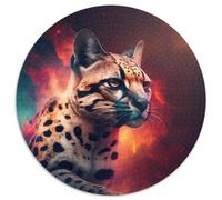 Puzzle da 1000 pezzi per adulti Ocelot Nebula Puzzle per adulti Ideale regalo di compleanno o per le vacanze, giocattolo da gioco per feste 67,5x67,5 cm