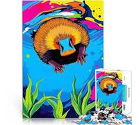 Puzzle da 1000 pezzi per adulti Odissea subacquea dell'ornitorinco Rompicapo con pezzi completamente interconnessi di forma casuale 52x38cm