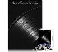 Puzzle da 1000 pezzi per adulti Ogni momento ha una canzone Gioco impossibile Regali per donne Giocattoli antistress Dimensioni: 50x75cm