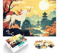 Puzzle da 1000 pezzi per adulti Okami White Horse Giocattoli educativi per l'apprendimento Giochi per famiglie Ottimo regalo per i giochi 75x50cm