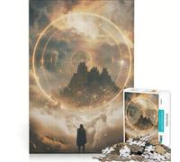 Puzzle da 1000 pezzi per adulti "Oltre i confini terreni", gioco rompicapo, divertente antistress, per rafforzare l'amore di coppia 50x75cm