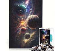 Puzzle da 1000 pezzi per adulti "Oltre la Via Lattea", decorazione da parete, attività interattiva genitore-figlio, ideale come regalo 38x52cm