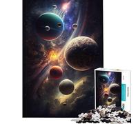 Puzzle da 1000 pezzi per adulti "Oltre la Via Lattea" gioco stimolante e rilassante ideale come regalo per donne o come giocattolo (dimensioni 38x26cm)