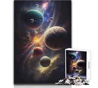 Puzzle da 1000 pezzi per adulti Oltre la Via Lattea Goditi un dolce relax e svago Vestibilità stabile Taglio preciso Dimensioni del giocattolo: 50x75cm