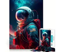 Puzzle da 1000 pezzi per adulti "Oltre le stelle: astronauta" Gioco di precisione Idea regalo per stimolare la mente,ideale per momenti di relax o compleanni (50x75cm)
