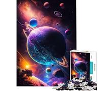 Puzzle da 1000 pezzi per adulti "Oltre l'orizzonte" - Galassia - Gioco antistress regalo di compleanno gioco stimolante (38x26cm)