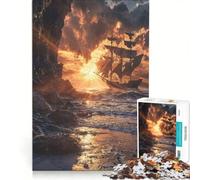 Puzzle da 1000 pezzi per adulti Oltre l'orizzonte, gioco rompicapo, attività per famiglie, compleanno e Natale 50x75cm
