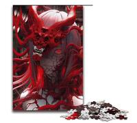 Puzzle da 1000 pezzi per adulti Ombra Rosso Sangue gioco impegnativo un'opera d'arte adatta a ragazzi dai 14 anni in su (75x50 cm)