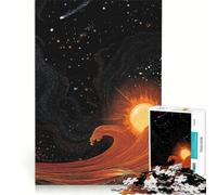 Puzzle da 1000 pezzi per adulti, Onde cosmiche e corpi celesti, Gioco interattivo, Migliora la memoria, Collezione d'artista, Belle arti 50x75cm