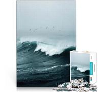 Puzzle da 1000 pezzi per adulti Onde maestose dell'oceano Sfida di gioco educativo giocattolo offerte come regali per tutta la famiglia 75x50cm