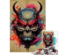 Puzzle da 1000 pezzi per adulti Oni Samurai No Fun at Home Activities Hand Speed Race Brain Rompicapo Gioco Adatto a persone dai 14 anni in su (50x75cm)