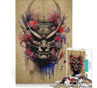 Puzzle da 1000 pezzi per adulti Oni Samurai No gioco educativo attività per famiglie per rafforzare l'amore tra le coppie 38x26cm