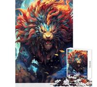 Puzzle da 1000 pezzi per adulti onnipotente dio leone giocattolo decorazione da parete opera d'arte regalo gioco pratico migliora l'amore tra coppie dimensioni 38x26cm