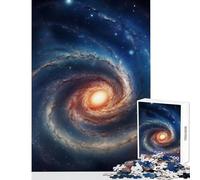 Puzzle da 1000 pezzi per adulti opera d'arte a forma di galassia a spirale giocattolo decorazione da parete ottimo regalo per giochi di famiglia migliora l'amore tra coppie dimensioni 38x52cm